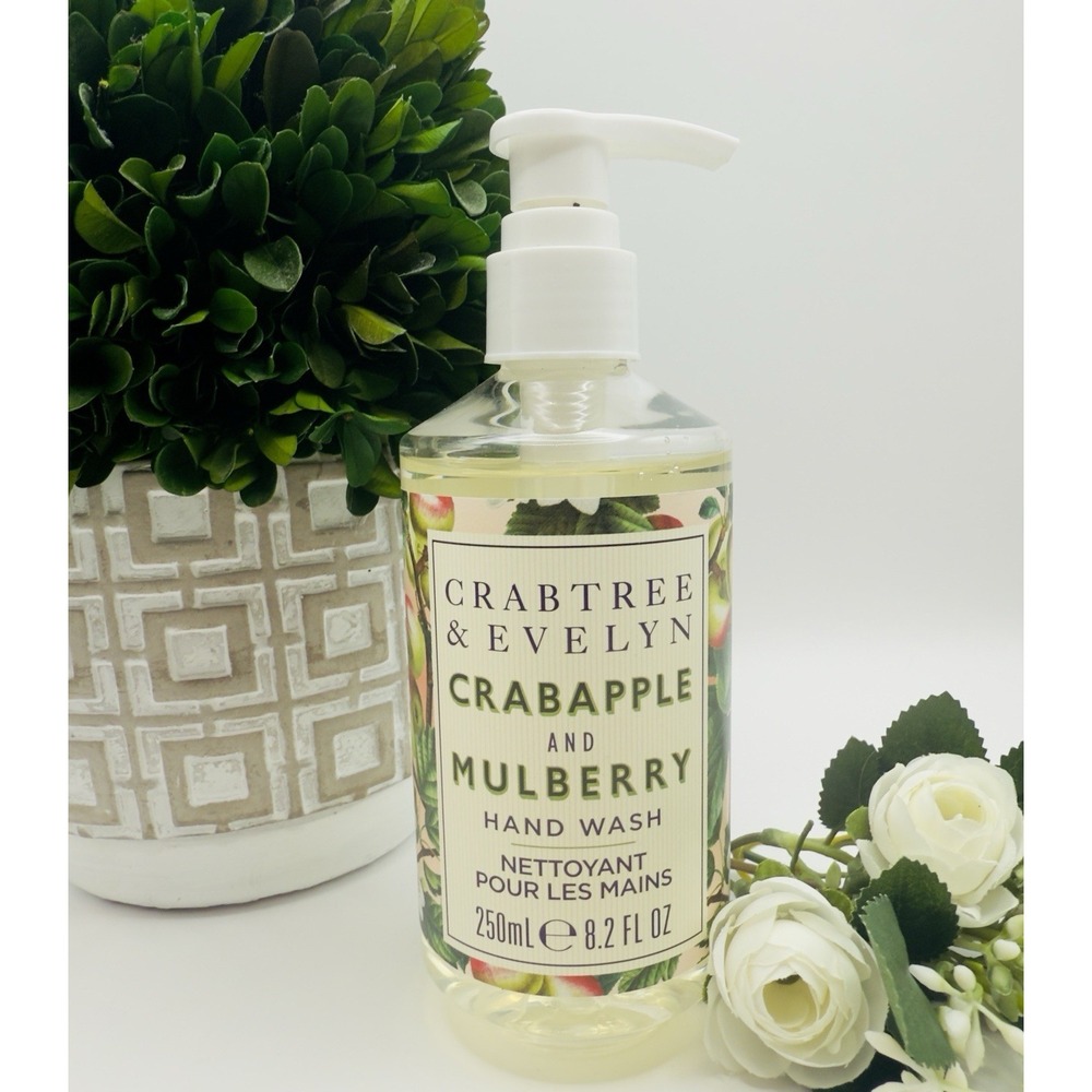 Crabtree & Evelyn Crabapple & Mulberry Hand Wash 8.2 fl oz Pump Discontinued New